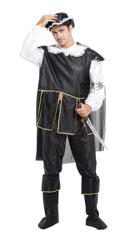 海盜服裝/黑白海盜王