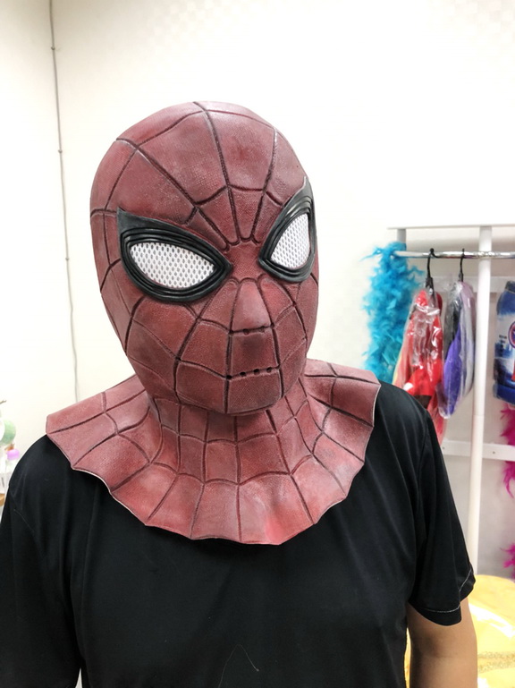蜘蛛人面具/蜘蛛人乳膠頭套
