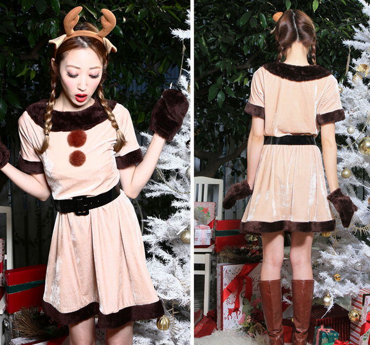 豪華聖誕服-麋鹿服裝