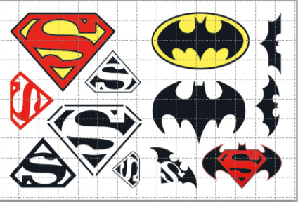 英雄標誌紋身貼/超人標誌/蝙蝠俠標誌