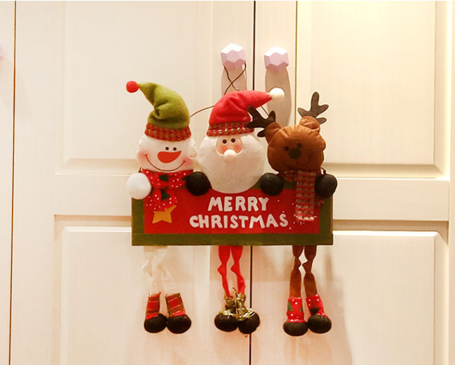 聖誕木牌吊飾/老公/雪人/麋鹿