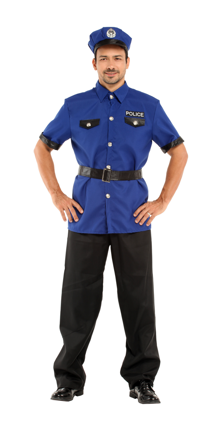 成人警察服裝-勇敢男警探服裝