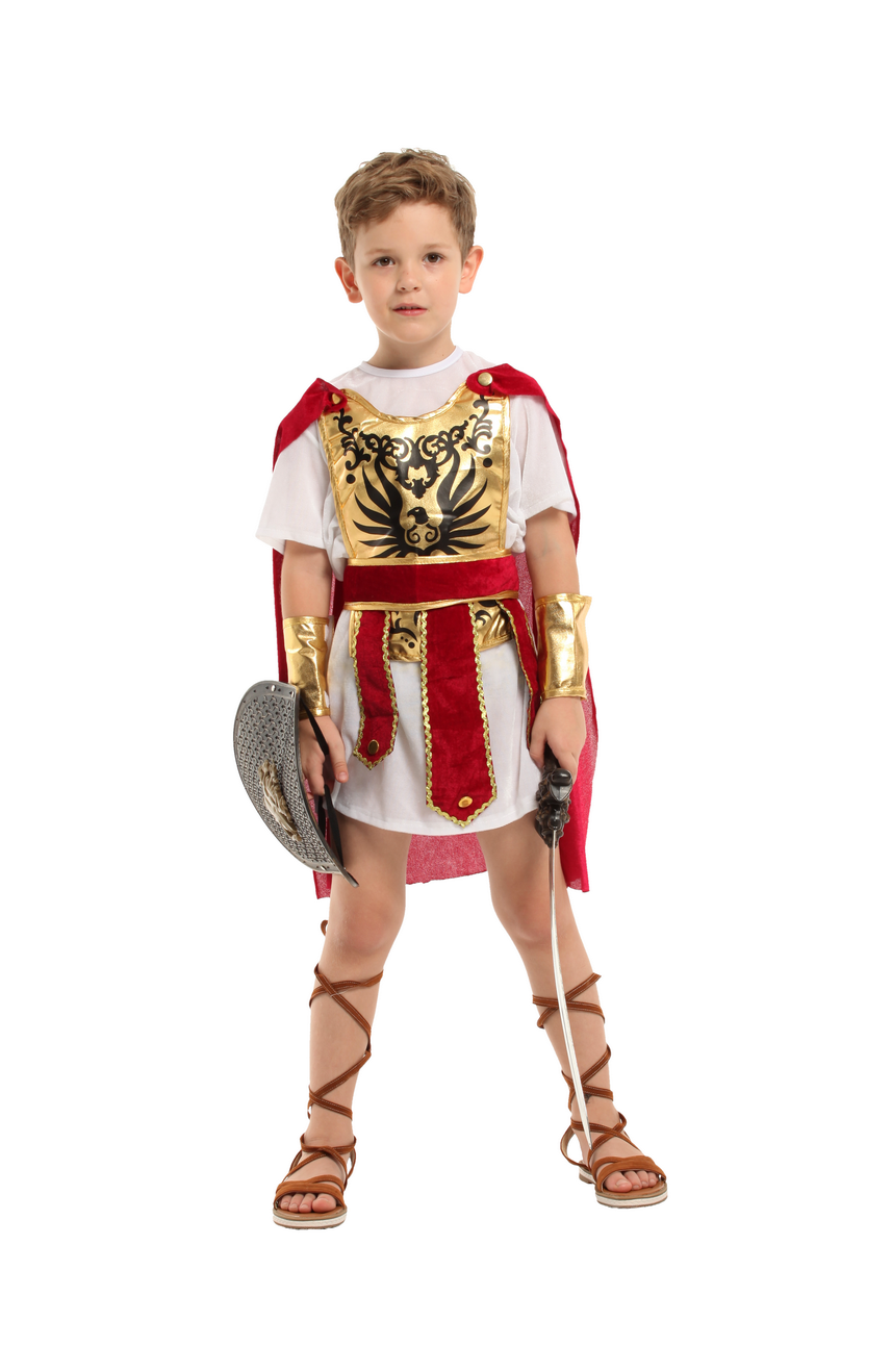 兒童羅馬服裝-羅馬勇猛小戰士