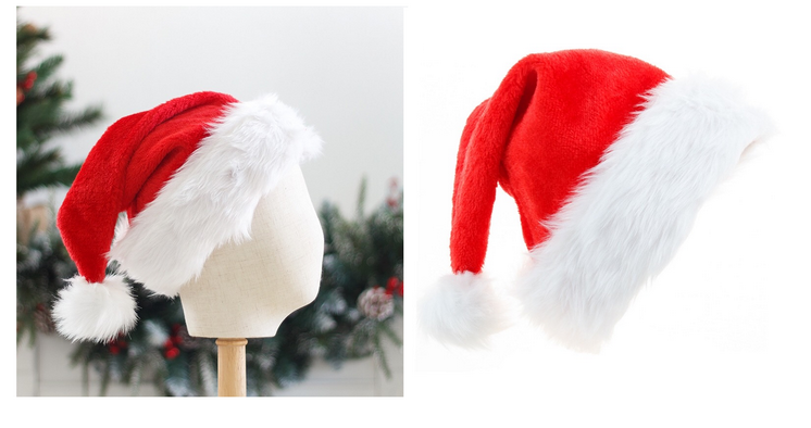 絨毛聖誕帽/加厚聖誕帽/大球聖誕帽/成人/兒童