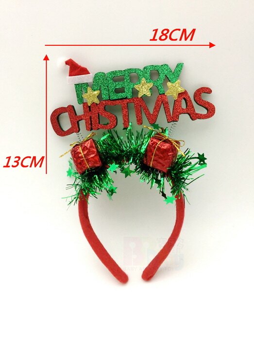 聖誕帽髮箍/Merry Christmas /聖誕節快樂髮箍