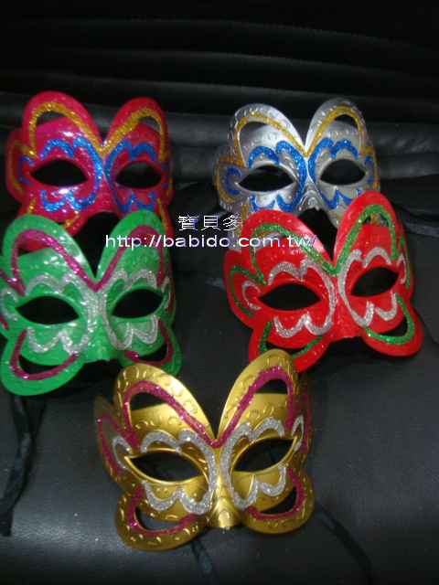 炫彩蝶面具