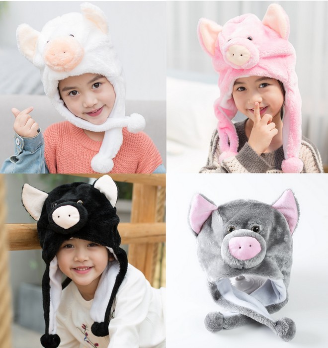 小豬帽/粉紅豬/三隻小豬頭套
